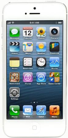 Смартфон Apple iPhone 5 32Gb White & Silver - Гусев